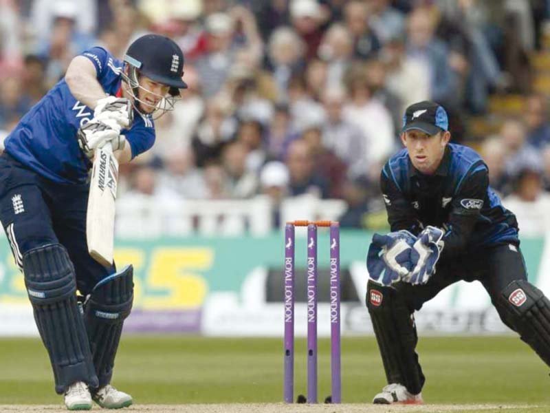 after a disappointing world cup morgan s improvement in form against new zealand with three consecutive half centuries has coincided with his side s improved batting photo afp