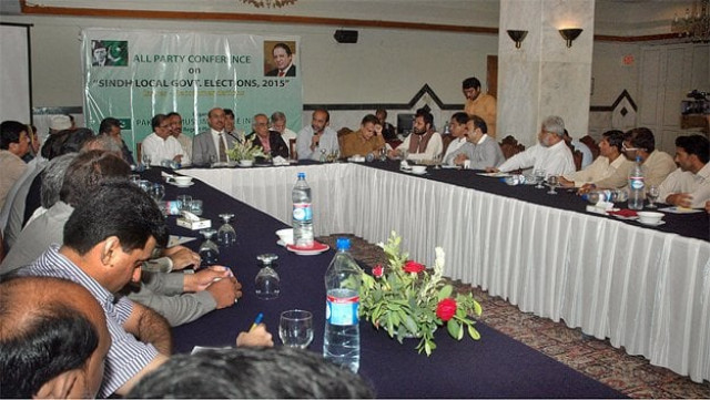 president pml n sindh chapter ismail raho chairing all parties conference apc on local government elections 2015 in sindh photo app president pml n sindh chapter ismail raho chairing all parties conference apc on local government elections 2015 in sindh photo app