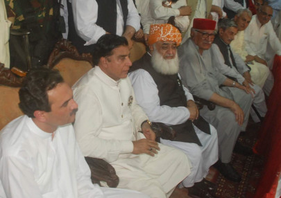 opposition alliance in k p protests against historic rigging in lg polls opposition alliance in k p protests against historic rigging in lg polls