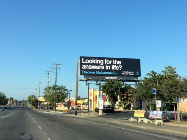 handout photo of billboard sponsored by the islamic circle of north america photo reuters handout photo of billboard sponsored by the islamic circle of north america photo reuters