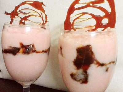 recipe chunky caramel dessert drink