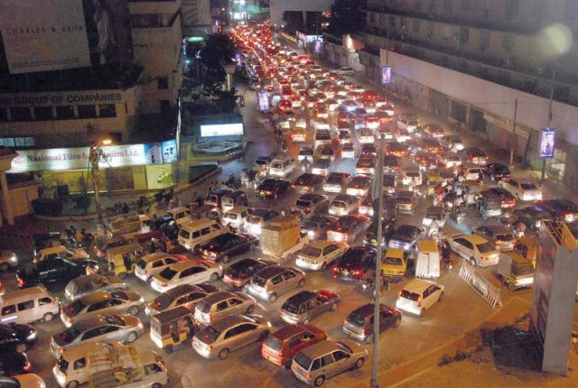 karachi s citizens get stuck in a traffic jam after every three kilometres on average the one viable solution for the city is a mass transit system photo file karachi s citizens get stuck in a traffic jam after every three kilometres on average the one viable solution for the city is a mass transit system photo file
