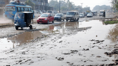 without prior notice cbc attempts to give dha roads a facelift