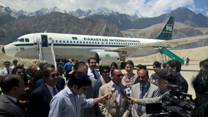 pia operates first a 320 flight to skardu