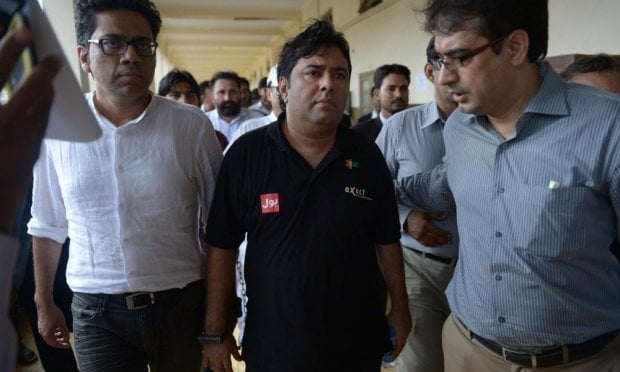 17 employees of axact sent to adiala jail on a 14 day judicial remand photo afp