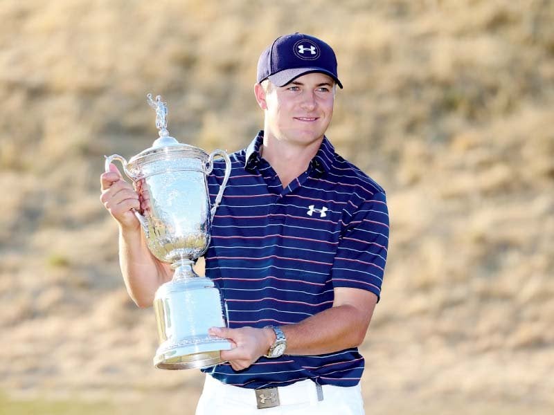 spieth s meteoric rise has propelled the 21 year old within 1 71 points of rory mcilroy at the top of the world rankings photo afp