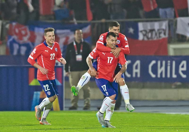 la celeste will have to find a way to tame the fiery la roja in front of their home crowd if they are to defend the crown they won four years ago photo afp
