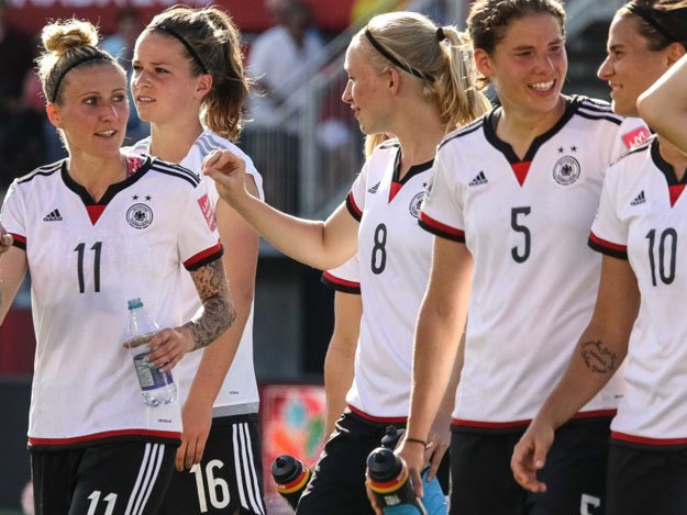 germany women football players during world cup photo afp