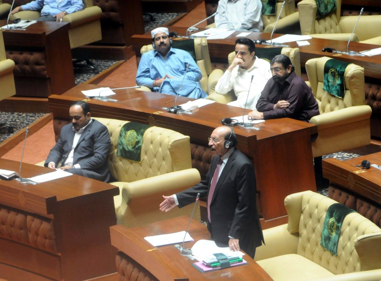 addressing the assembly shah says utility is only providing lip service as the city suffers photo rashid ajmeri express