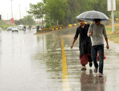 pre monsoon temperature drops with intermittent showers