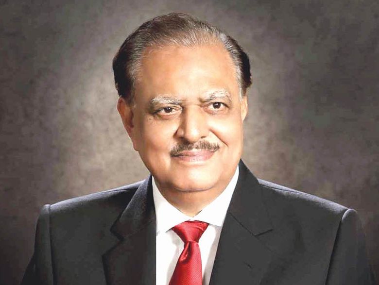 former president mamnoon hussain photo file