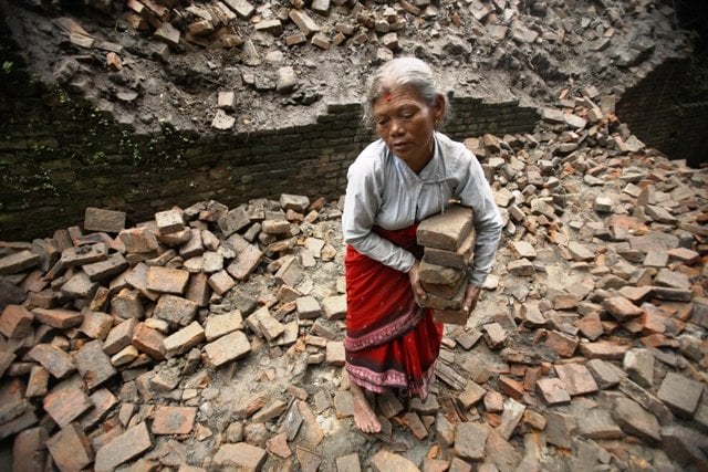 nepal witnessed a disastrous earthquake of 7 8 on the richter scale on april 25 2015 killed 8 800 people and affected millions photo reuters