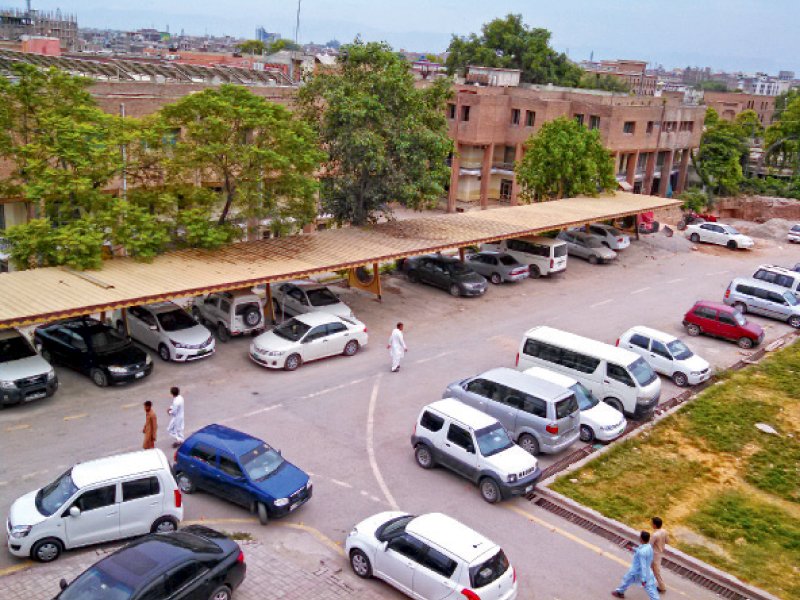 a view of vehicles parked at the civil secretariat after hours photo express