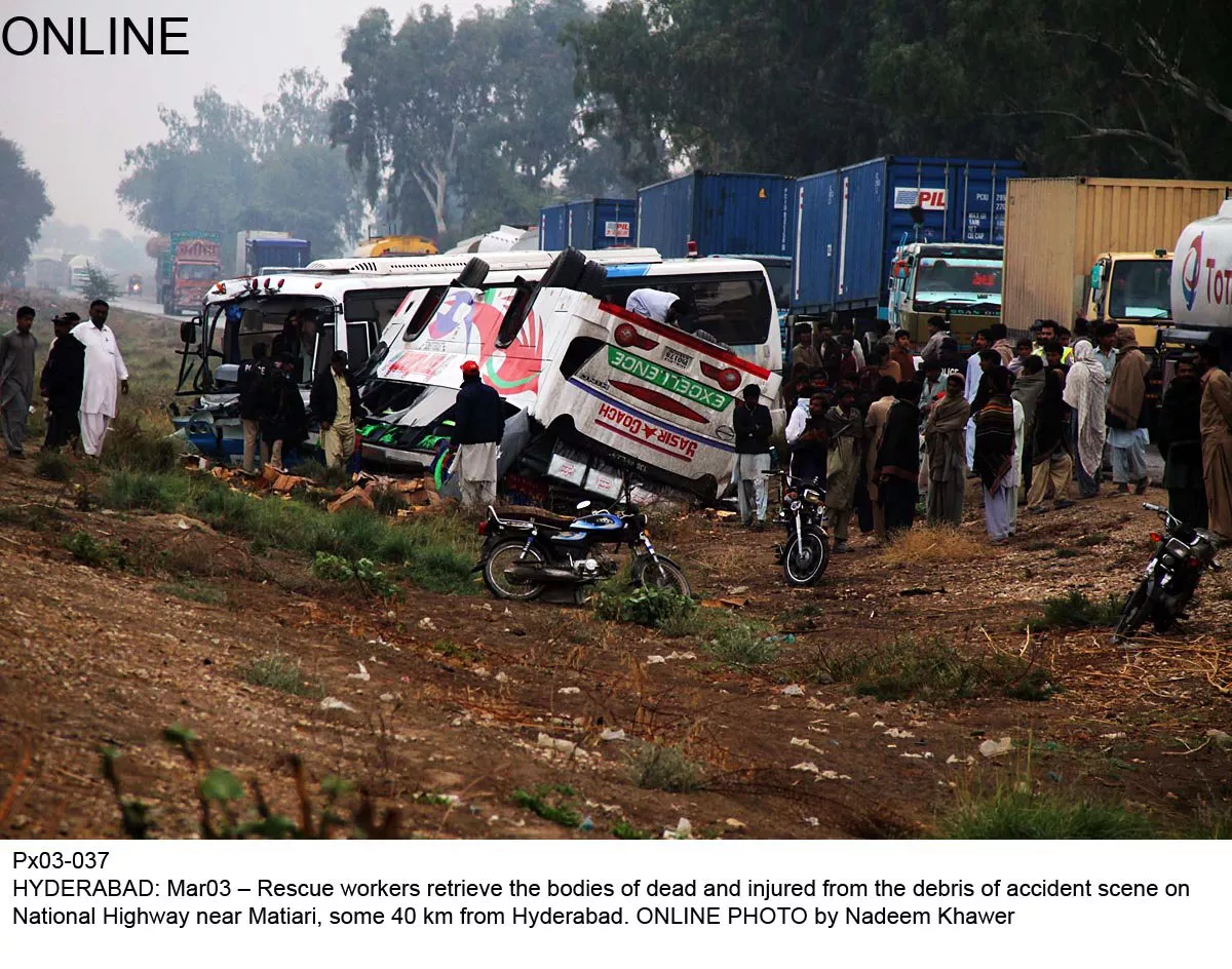quot national highway and korangi industrial area are considered to be the most dangerous roads with 50 fatal incidents in 2013 quot former ig asad jahangir photo online file quot national highway and korangi industrial area are considered to be the most dangerous roads with 50 fatal incidents in 2013 quot former ig asad jahangir photo online file
