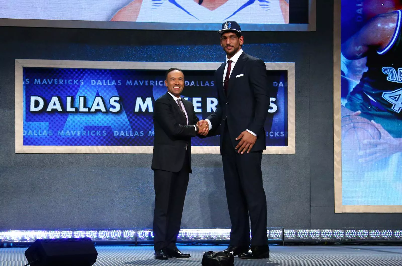 satnam singh r after being picked by the dallas mavericks during the nba draft photo dallas mavericks satnam singh r after being picked by the dallas mavericks during the nba draft photo dallas mavericks