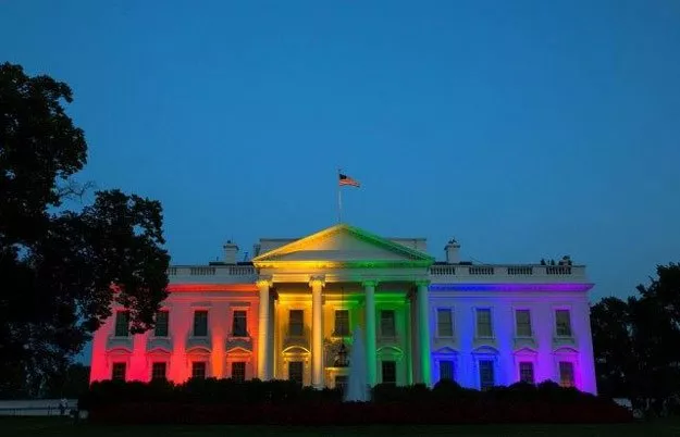 white house shines rainbow colors to hail same sex marriage ruling photo breitbart white house shines rainbow colors to hail same sex marriage ruling photo breitbart
