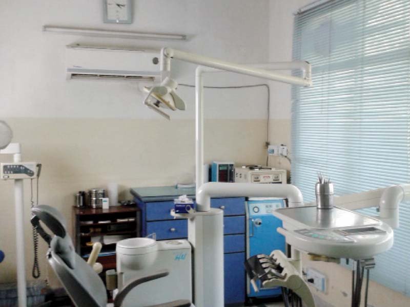 a dental clinic near saidu teaching hospital in swat photo muhammad irfan express