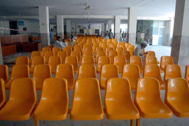 opd is desolated during the strike called by the doctors for acceptance of their demands at lady reading hospital of peshawar photo ppi opd is desolated during the strike called by the doctors for acceptance of their demands at lady reading hospital of peshawar photo ppi