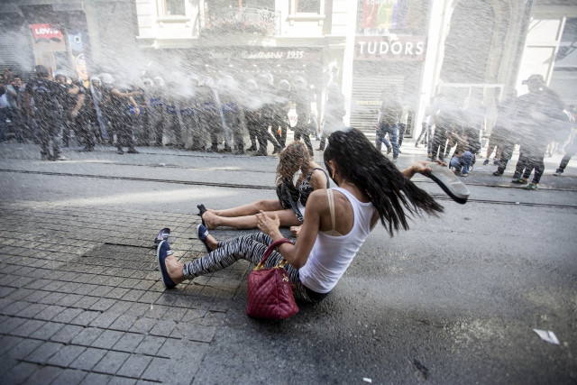 riot police use a water cannon to disperse lgbt rights activist before a gay pride parade in central istanbul turkey june 28 2015 photo reuters riot police use a water cannon to disperse lgbt rights activist before a gay pride parade in central istanbul turkey june 28 2015 photo reuters
