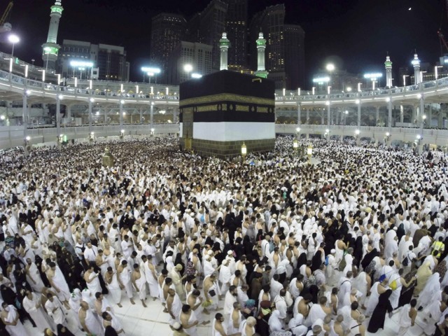 holy kaaba one of the two holy sites in harmainush sharifain photo afp
