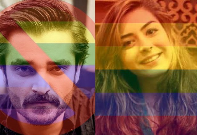 hamza ali abbasi and imaan mazari are at war supporting their stances on legalisation of gay marriages photo file