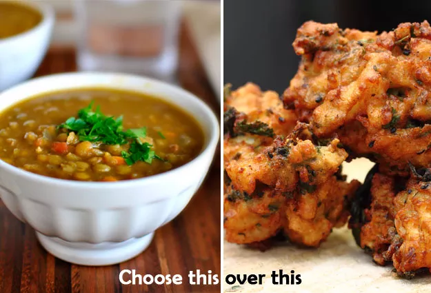 while pakoras and samosas are the dominating iftar foods on the dinner table they are not generous to your waistline photo file while pakoras and samosas are the dominating iftar foods on the dinner table they are not generous to your waistline photo file
