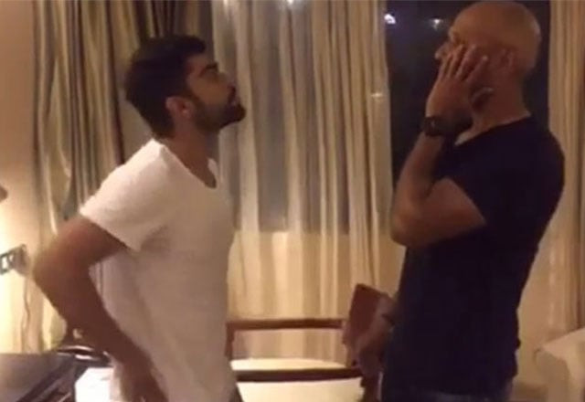 the cricketer showed off his acting skills in a perfectly acted dubsmash video the cricketer showed off his acting skills in a perfectly acted dubsmash video