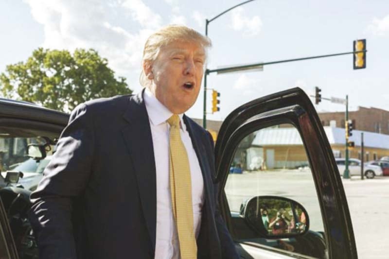 trump on a tour of the museum and birthplace of actor john wayne while campaigning for the 2016 republican presidential nomination photo reuters