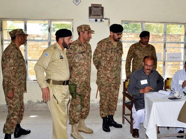 khyber pakhtunkhwa government has formally requested for the deployment of army in polling stations to avoid any misconduct and to secure rights of female voters photo online