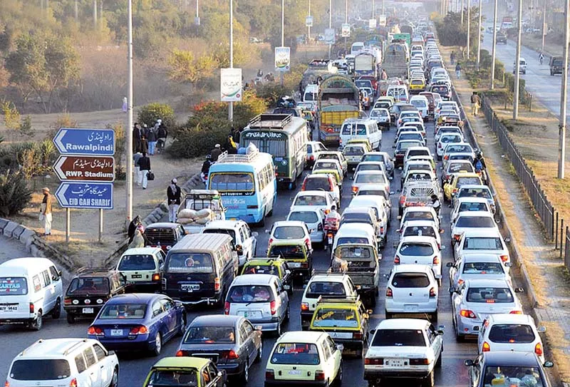 at present hours long traffic jams are a routine affair for those commuting on the highway daily photo file at present hours long traffic jams are a routine affair for those commuting on the highway daily photo file