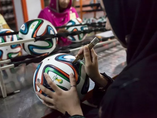 use of child labour has harmed sialkot s football industry photo reuters use of child labour has harmed sialkot s football industry photo reuters
