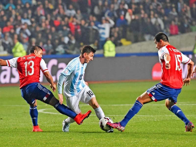 copa america majestic messi messes up muddled paraguay