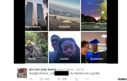 google apologises after photo app tags black couple as gorillas