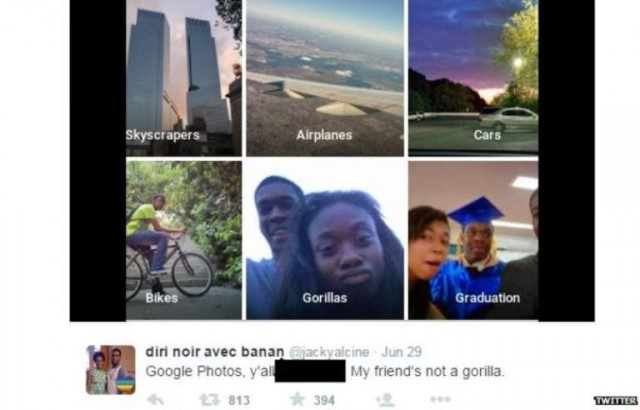 mr alcine tweeted google about the fact its app had misclassified his photo photo bbc mr alcine tweeted google about the fact its app had misclassified his photo photo bbc