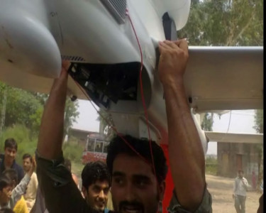 experimental drone crashes in punjab