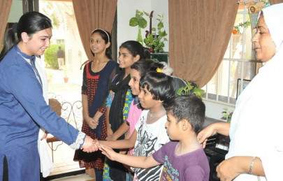 showing philanthropy aseefa visits sos children s village in malir