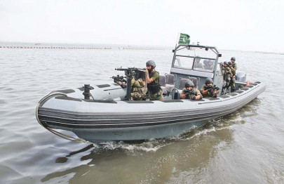 tahaffuz e sahil navy conducts security drill