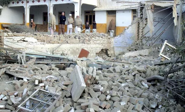 a file photo of a middle school destroyed by militants in landi kotal photo reuters a file photo of a middle school destroyed by militants in landi kotal photo reuters