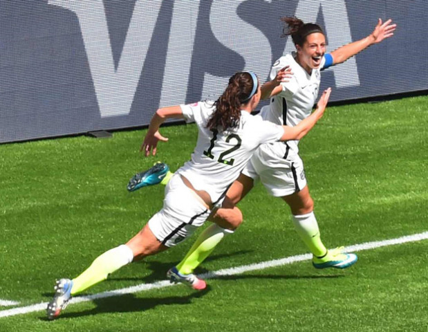 the usa 039 s carli lloyd celebrates a goal against japan during the 2015 fifa women 039 s world cup final photo afp the usa 039 s carli lloyd celebrates a goal against japan during the 2015 fifa women 039 s world cup final photo afp