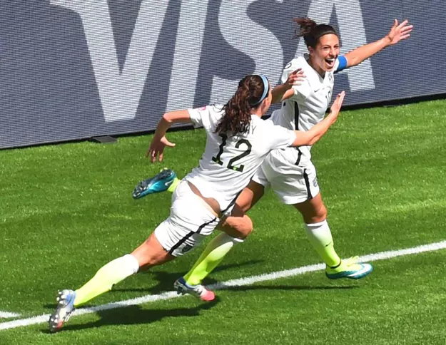 the usa 039 s carli lloyd celebrates a goal against japan during the 2015 fifa women 039 s world cup final photo afp the usa 039 s carli lloyd celebrates a goal against japan during the 2015 fifa women 039 s world cup final photo afp