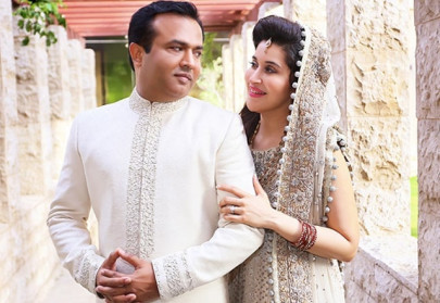 shaista lodhi breaks silence on wedding shares photos with fans