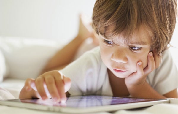 half of the toddlers can use an ipad when they are just one photo huffpost