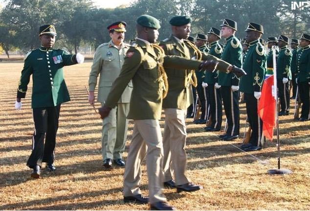 chief of army staff general raheel sharif inspects the guard of honour at south african army headquarters on july 6 2015 photo ispr