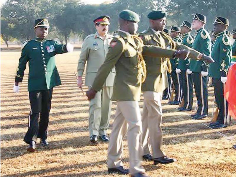 gen raheel receives a guard of honour at the south african army hq photo app