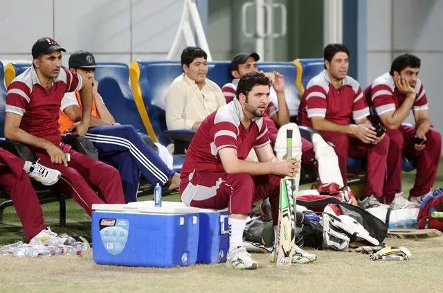 the asian town cricket stadium is a colorful place of rest and recreation in a mostly grey looking part of qatar 039 s capital photo afp the asian town cricket stadium is a colorful place of rest and recreation in a mostly grey looking part of qatar 039 s capital photo afp