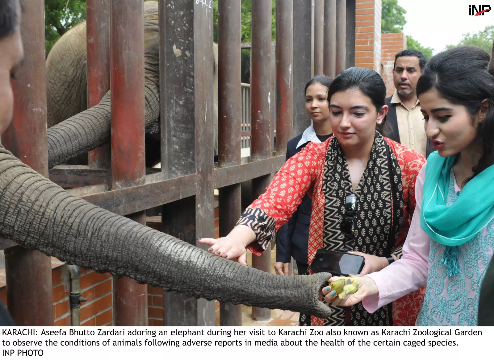 aseefa interacted with a few people in the zoo took photos of the animals and spent more than half an hour there photo inp aseefa interacted with a few people in the zoo took photos of the animals and spent more than half an hour there photo inp