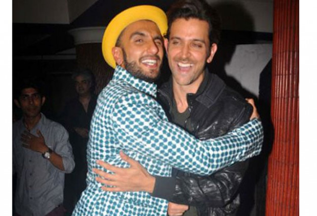 hrithik dedicated the internationally acclaimed single to ranveer hoping that he will one day outdo taher hrithik dedicated the internationally acclaimed single to ranveer hoping that he will one day outdo taher