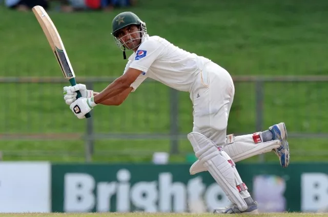 younus khan guides the ball towards the leg side photo afp younus khan guides the ball towards the leg side photo afp