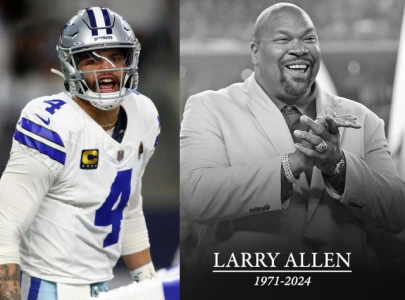 controversy over dak prescott s reserved tribute as nfl mourns larry allen s sudden passing controversy over dak prescott s reserved tribute as nfl mourns larry allen s sudden passing