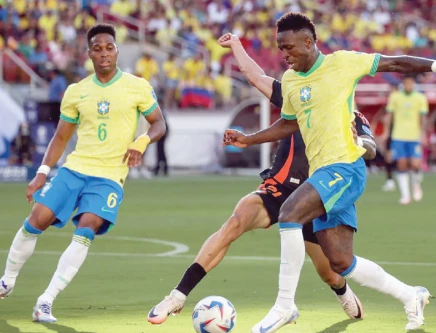colombia came from behind to grab a 1 1 draw with brazil on tuesday photo afp